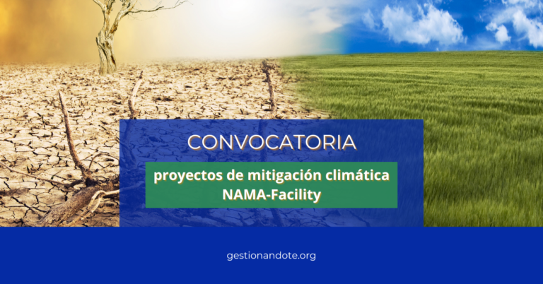 Convocatoria para proyectos de mitigación climática – NAMA Facility
