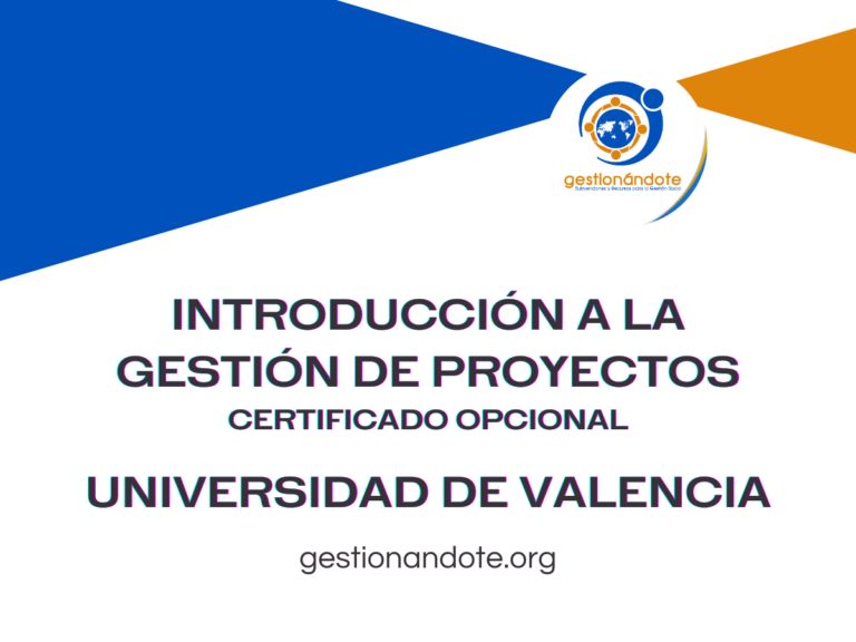 Curso en Gestión de Proyectos de la Universidad de Valencia