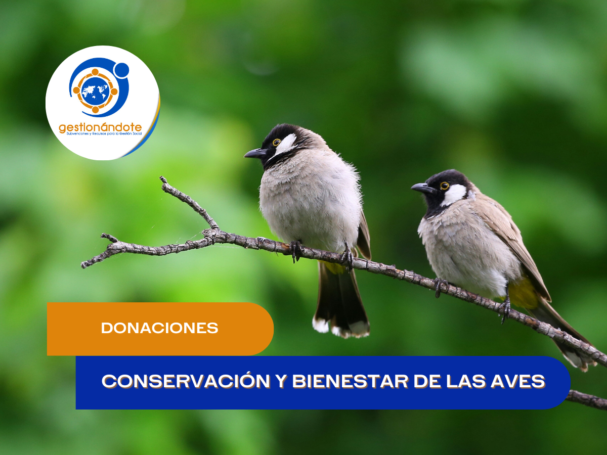 conservación y el bienestar de las aves