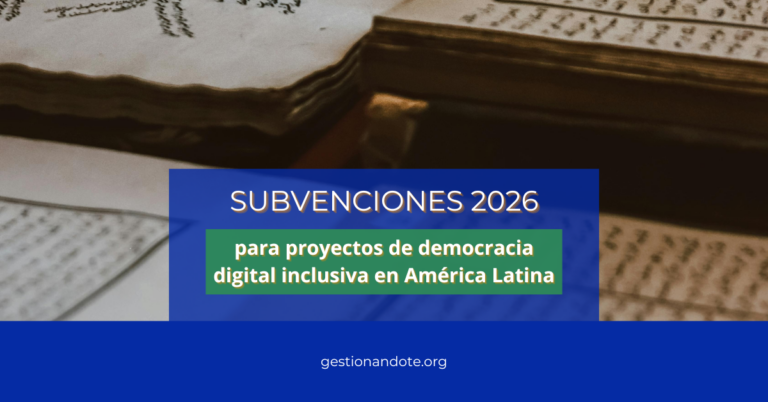 Fondo DemocráTICa 2026: subvenciones hasta USD $3,000